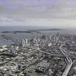 Aerial view of cityscape