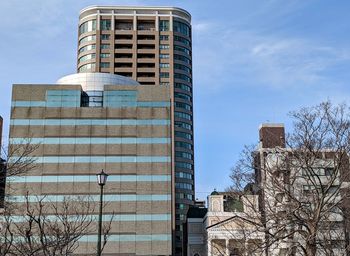 Low angle view of building against sky