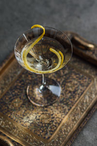 Close-up of drink on table