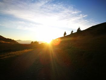 Scenic view of sunset