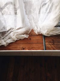 Close-up of wooden door