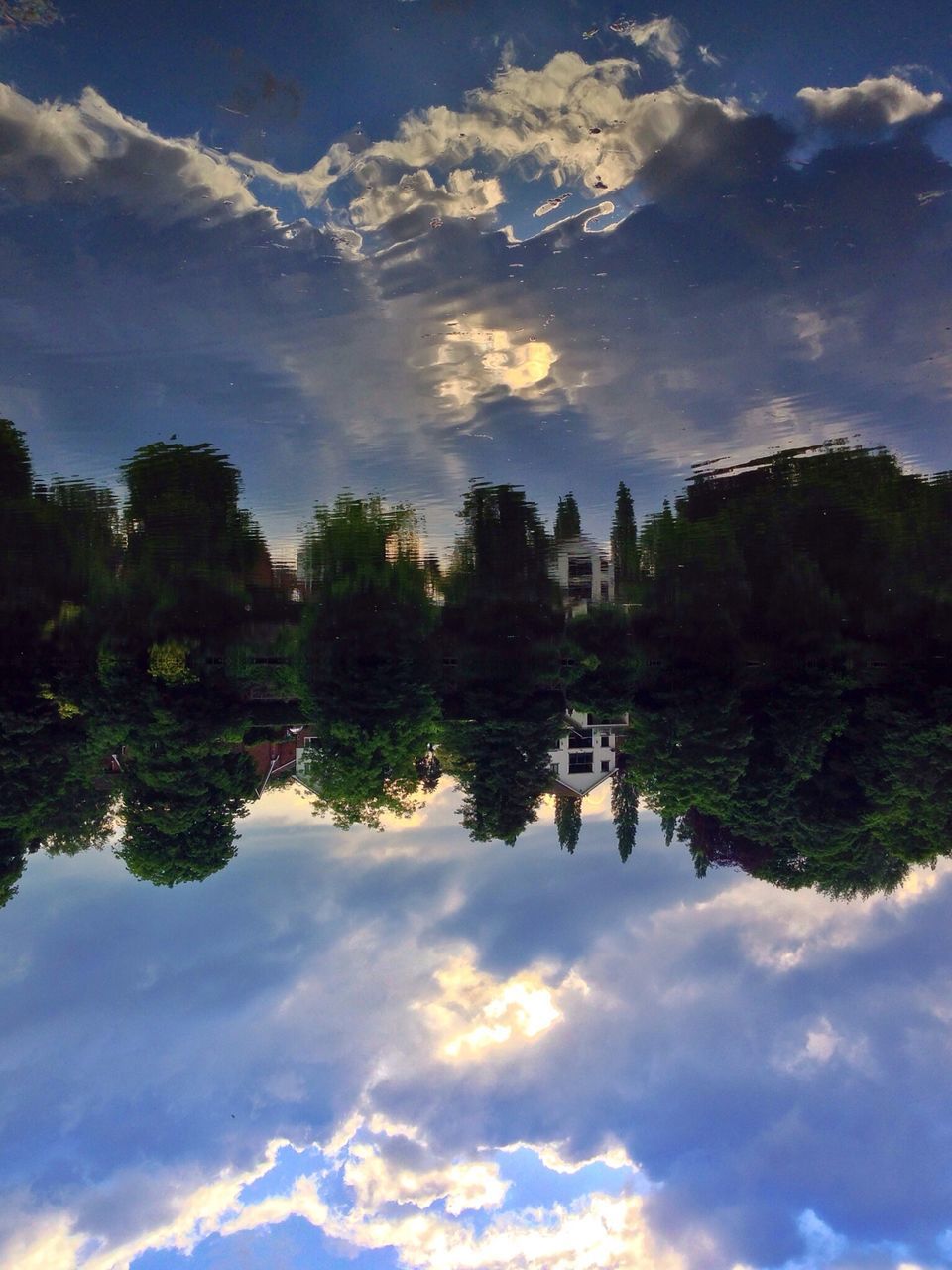 sky, water, reflection, cloud - sky, tranquil scene, tree, tranquility, scenics, lake, beauty in nature, cloud, waterfront, nature, cloudy, silhouette, transportation, idyllic, calm, outdoors, mode of transport