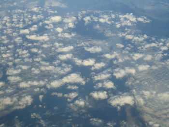 Low angle view of clouds in sky