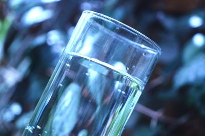 Close-up of wine glass