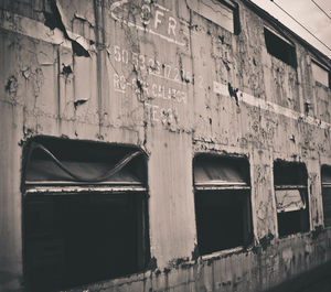 Low angle view of old building