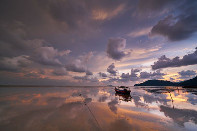 Scenic view of sky during sunset