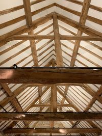 Low angle view of ceiling