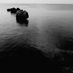 Scenic view of calm sea against sky