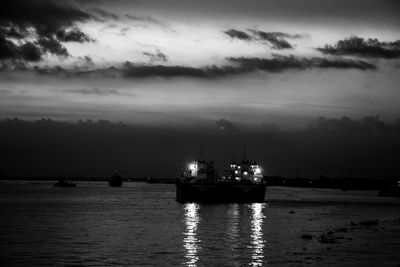 Summer cloudy sky on the river in bangladesh on august 4, 2022, from bangladesh, south asia