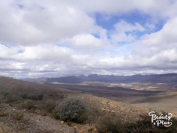 Scenic view of landscape against sky