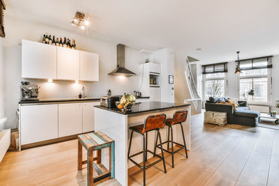 Interior of kitchen