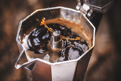 Close-up of coffee cup