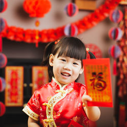 Portrait of a smiling girl