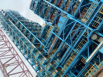 Low angle view of modern building against sky