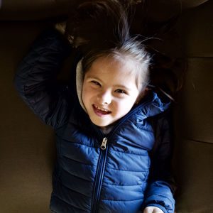 Portrait of cute smiling baby