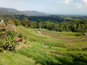 Jambul hill in karangasem, bali, indonesia