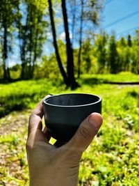 Tea tastes better in nature.