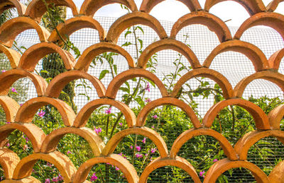 Full frame shot of metal fence