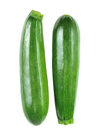 Close-up of green beans against white background