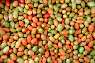 Full frame shot of fruits at market