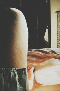 Woman looking at camera