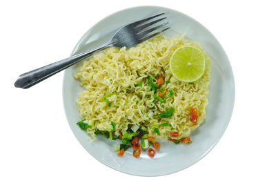 Close-up of fruit salad in plate