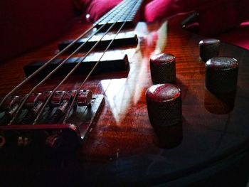 Close-up of guitar