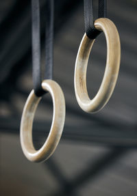 Close-up of spiral staircase