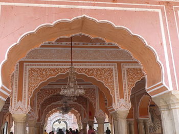 Low angle view of historical building