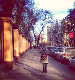 People walking on street