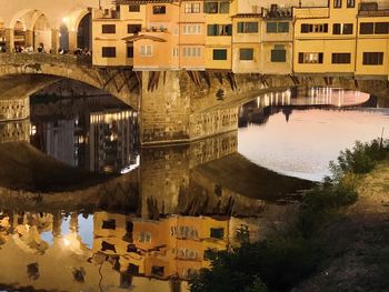 High angle view of bridge over river in city