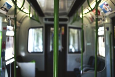 Interior of train