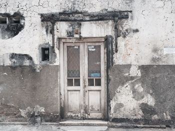 Exterior of old building