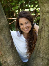 Portrait of a smiling young woman