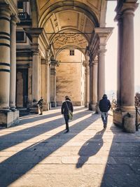 Low angle view of historical building