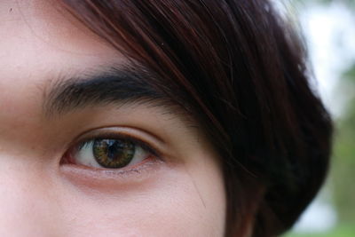 Close-up portrait of woman