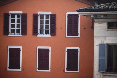 Low angle view of residential building