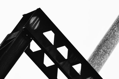 Low angle view of built structure against clear sky