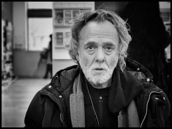 Portrait of mature man outdoors