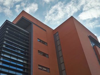 Low angle view of building against sky