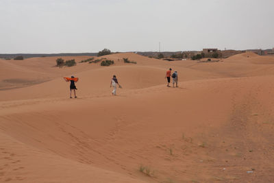 View of desert against sky