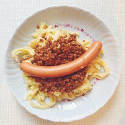 Close-up of food in plate