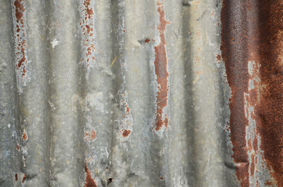 Full frame shot of rusty metal