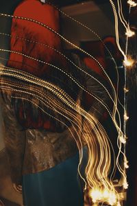 Close-up view of man