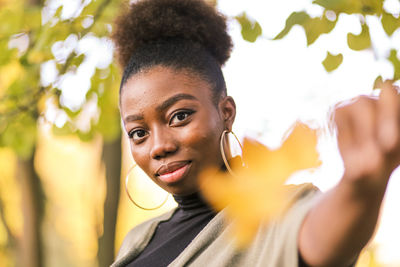 Portrait of teenage girl