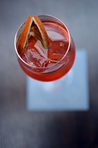 Close-up of drink on table