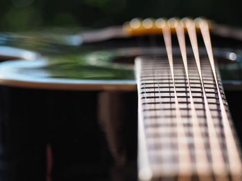 Close-up of guitar