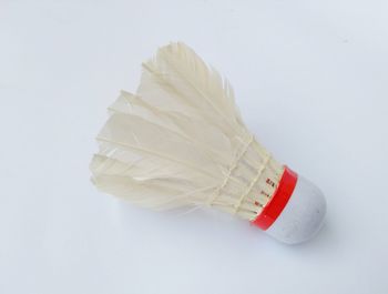 High angle view of umbrella against white background