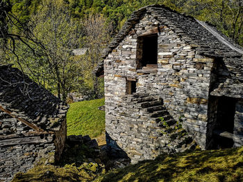 View of old ruin building