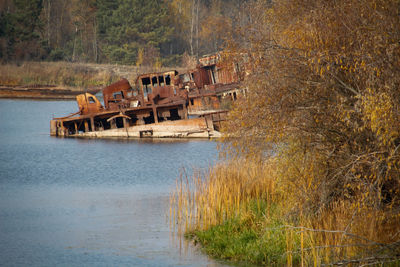 Scenic view of river